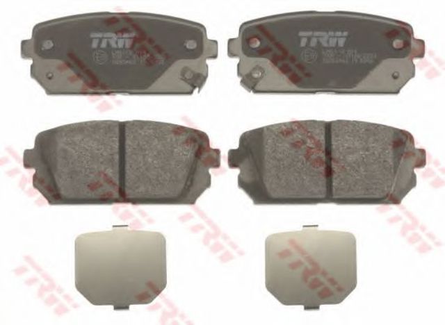 Колодки тормозные дисковые комплект GDB3462 TRW
