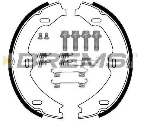 Колодки стояночного тормоза GF03111 BREMSI