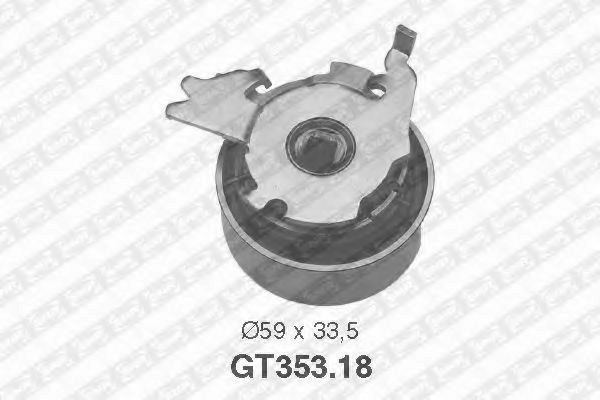 Gt353.18  ntn-snr - натяжний ролик ременя грм GT35318