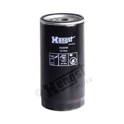 Фильтр масляный грубой очистки (полнопоточный) H230W HENGST