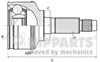 Шарнир равных угловых скоростей передний J2820500 NIPPARTS