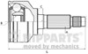 ШРУС наружный J2828012 NIPPARTS