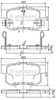 Задние колодки J3614008 NIPPARTS