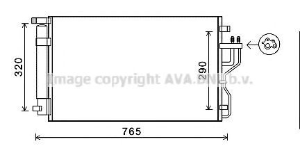 Конденсатор системы охлаждения KA5153D AVA