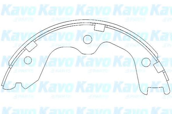 Колодки ручника KBS7408 KAVO PARTS