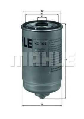 Фильтр топливный высокого давления KC102