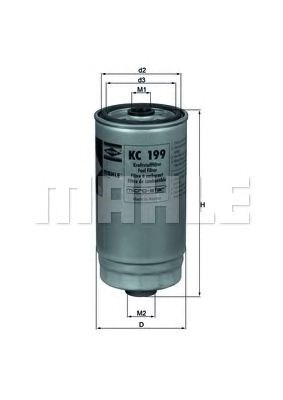 Фильтр топливный KC199