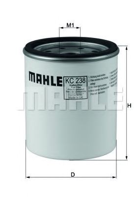 Фильтр топлива KC238D MAHLE