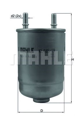 Фильтр-отстойник топлива грубой очистки KL48519D MAHLE