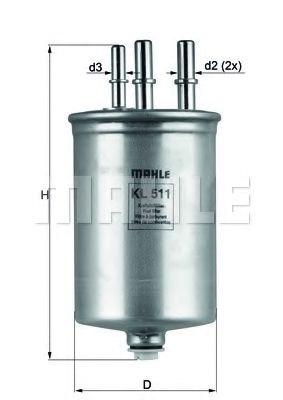 KL511 Фильтр топливный купить Павлоград