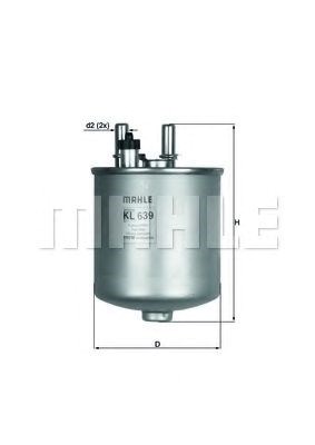 Фильтр топливный KL639D