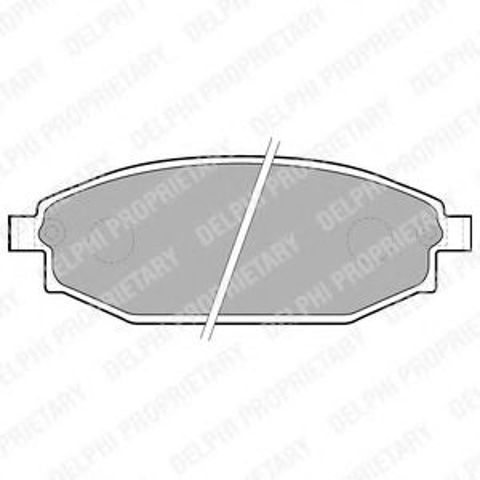 Тормозные колодки LP1665 DELPHI