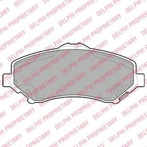 Колодки тормозные LP2143 DELPHI