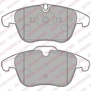 Колодки тормозные передние дисковые LP2165 DELPHI