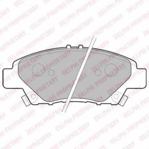 Тормозные колодки LP2194 DELPHI