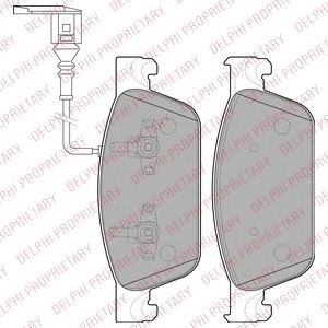 Передние тормозные колодки LP2199 DELPHI