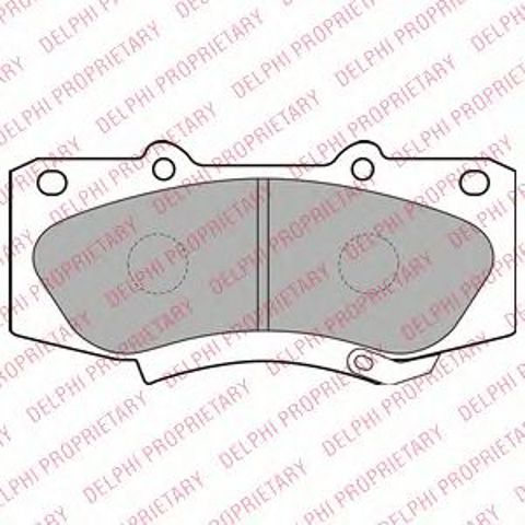 Передние тормозные колодки LP2244 DELPHI