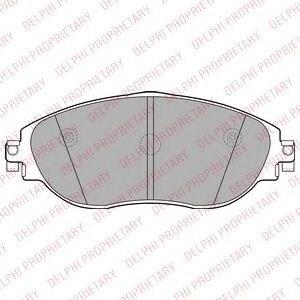 Тормозные колодки LP2250 DELPHI