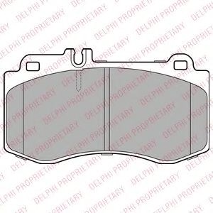 Тормозные колодки LP2304 DELPHI