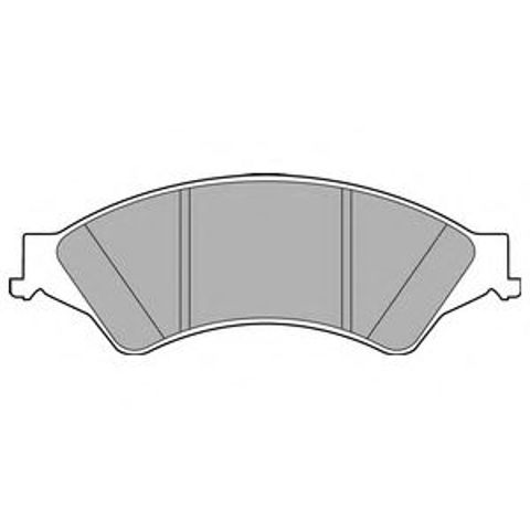 Тормозные колодки LP2484 DELPHI