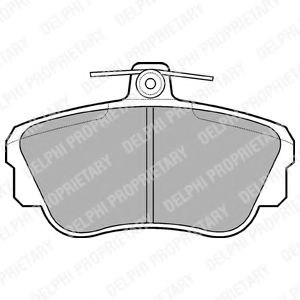 Тормозные колодки LP639 DELPHI