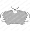 Тормозные колодки LP848 DELPHI