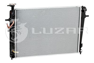 Радиатор охлаждения sportage 2.0/2.7 (04-) акпп (размер сердцевины 64044818) (lrc 0885) luzar LRC0885