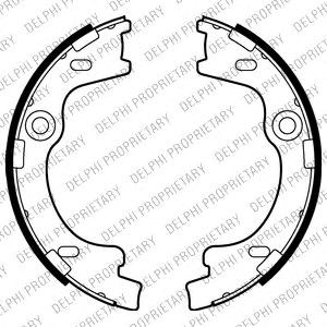 Колодки ручника LS2012 DELPHI