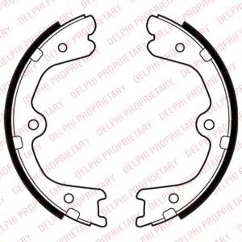 Тормозные колодки ручника LS2032 DELPHI