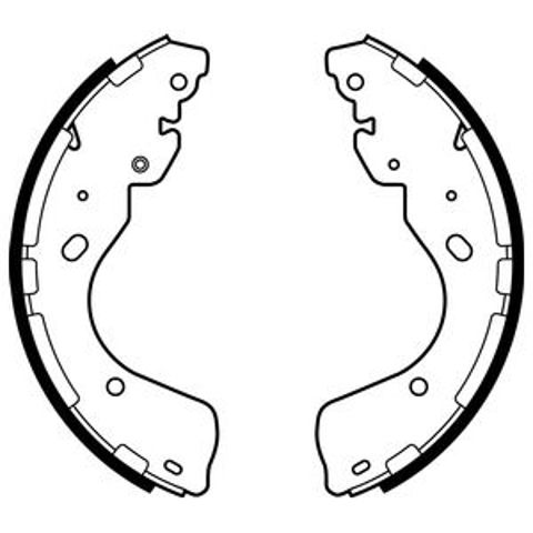 Барабанные тормозные колодки LS2080 DELPHI