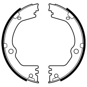 Колодки ручника LS2090 DELPHI