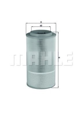 Фильтр воздушный LX1024 MAHLE
