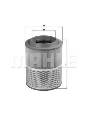 Воздушный фильтр LX1072 MAHLE