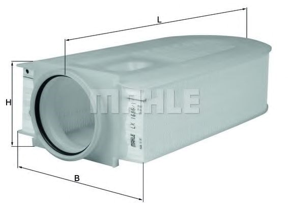 Фільтр повітряний (вир-во knecht-mahle) LX16861