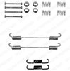 Установочный комплект задних барабанных колодок LY1301 DELPHI