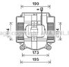 Моторчик печки MS8669 AVA