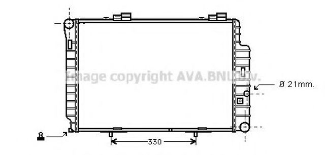 Радиатор MSA2234 AVA