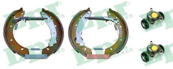 Колодки тормозные задние, барабанные OEK367 LPR