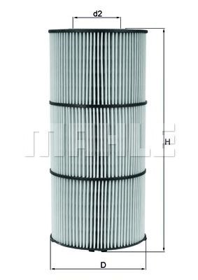 Фильтр центробежный очистки масла OX832D MAHLE