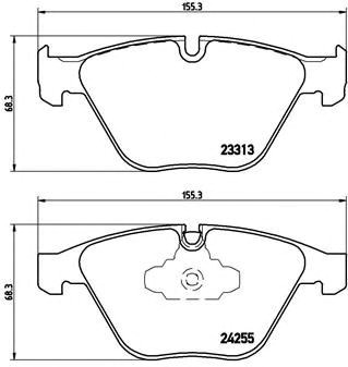 Колодки P06055 BREMBO