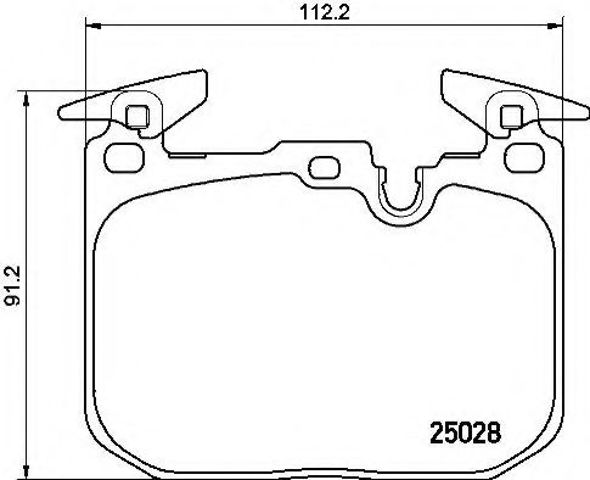 Колодки тормозные дисковые комплект P06088 BREMBO