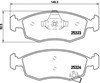 Колодки передние P11031 BREMBO