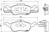 Колодки тормозные передние дисковые P24046 BREMBO