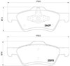 Колодки передние P24159 BREMBO