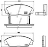 Колодки передние P28016 BREMBO