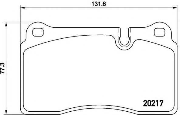 Колодки тормозные передние дисковые P44018 BREMBO