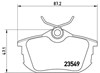 Колодки на тормоз задний дисковый P54023 BREMBO