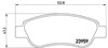 Колодки тормозные P61081 BREMBO