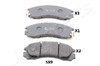 Тормозные колодки PA599AF JAPANPARTS