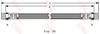 Гибкая тормозная трубка задняя PHA358 TRW
